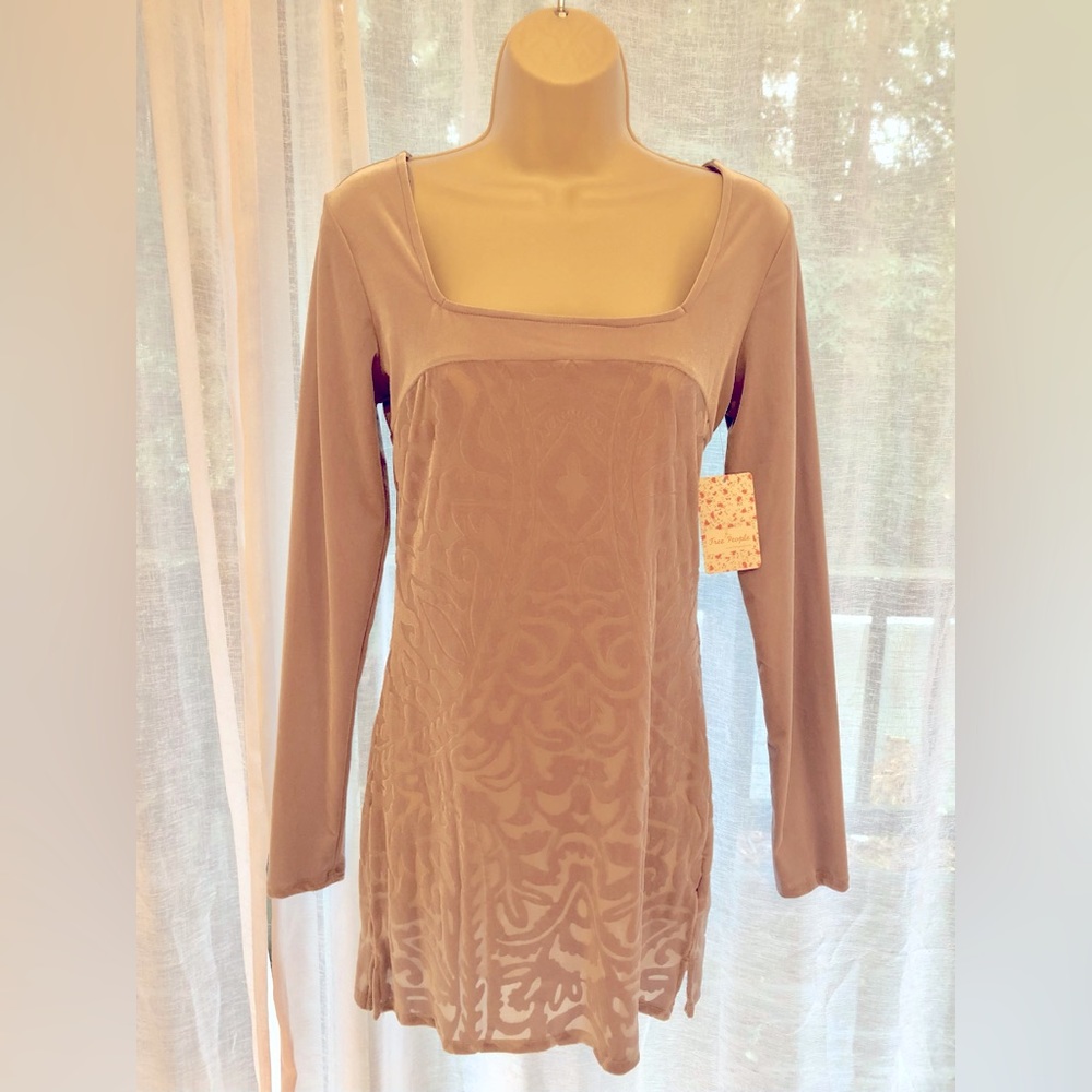 Free people velvet tunic NWT